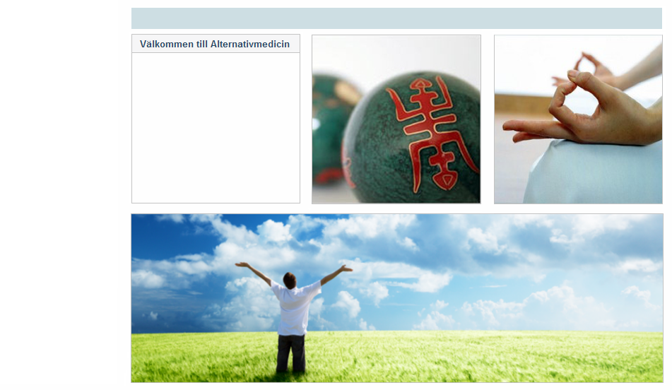Grafisk bild till Alternativmedicin | Alternativ H&auml;lsa | Behandling - Utbildning | Komplement&auml;rmedicin. Syns endast p&aring; ing&aring;ngssida, bilder p&aring; homeopat / massage terapeut, kiropraktik / kiropraktor.